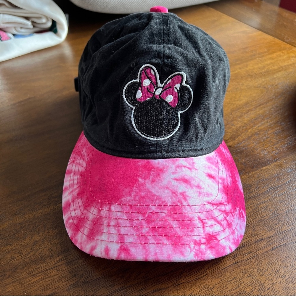 Disney Black and Pink Tie Dye Minnie Mouse Cap